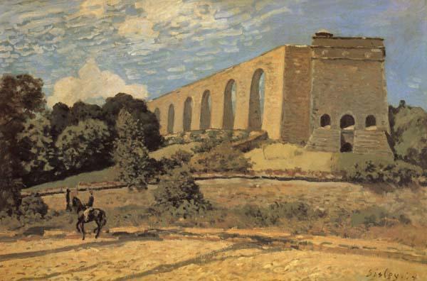 Alfred Sisley The Aqueduct at Marly Germany oil painting art